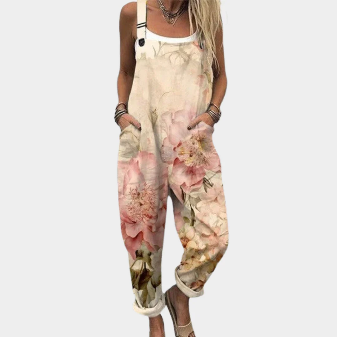 Mono Estampado Floral Beige