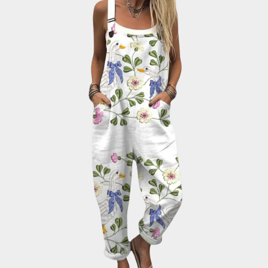 Mono Estampado Campestre Blanco