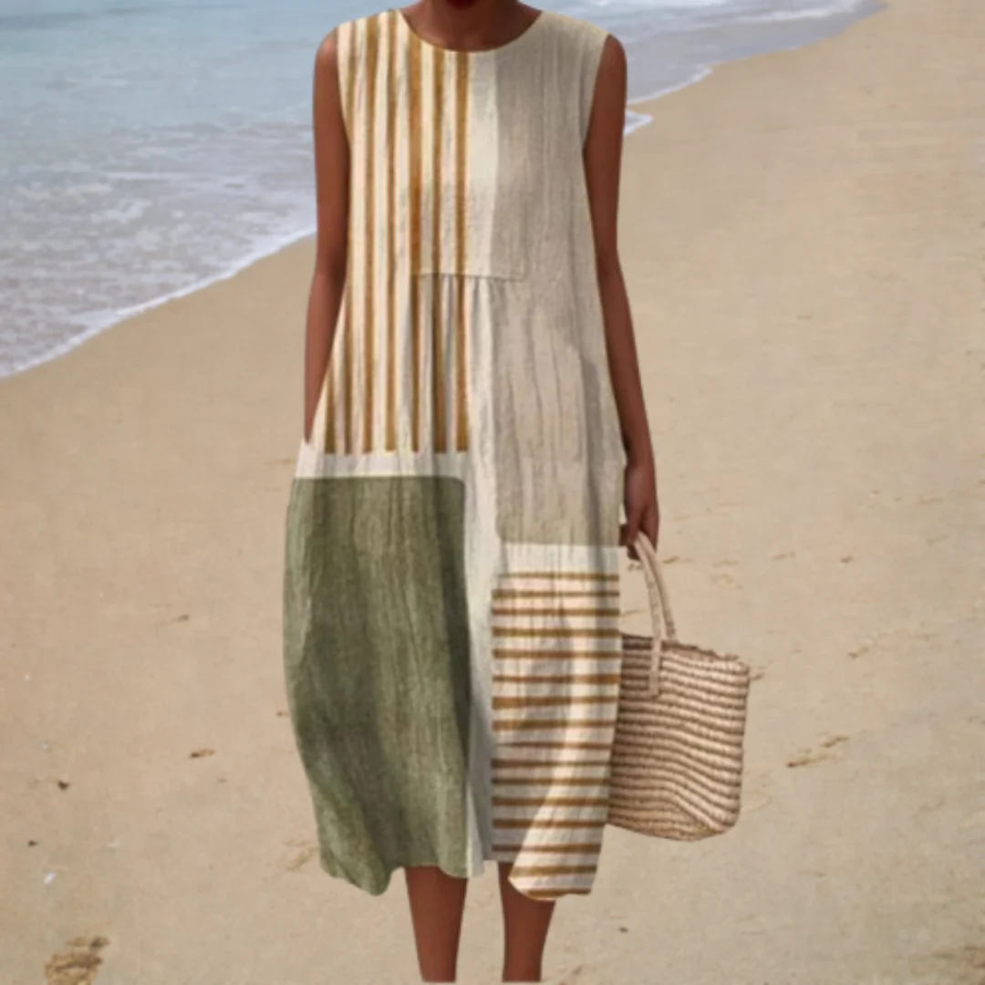 ÉLISE | Vestido Midi Contemporáneo
