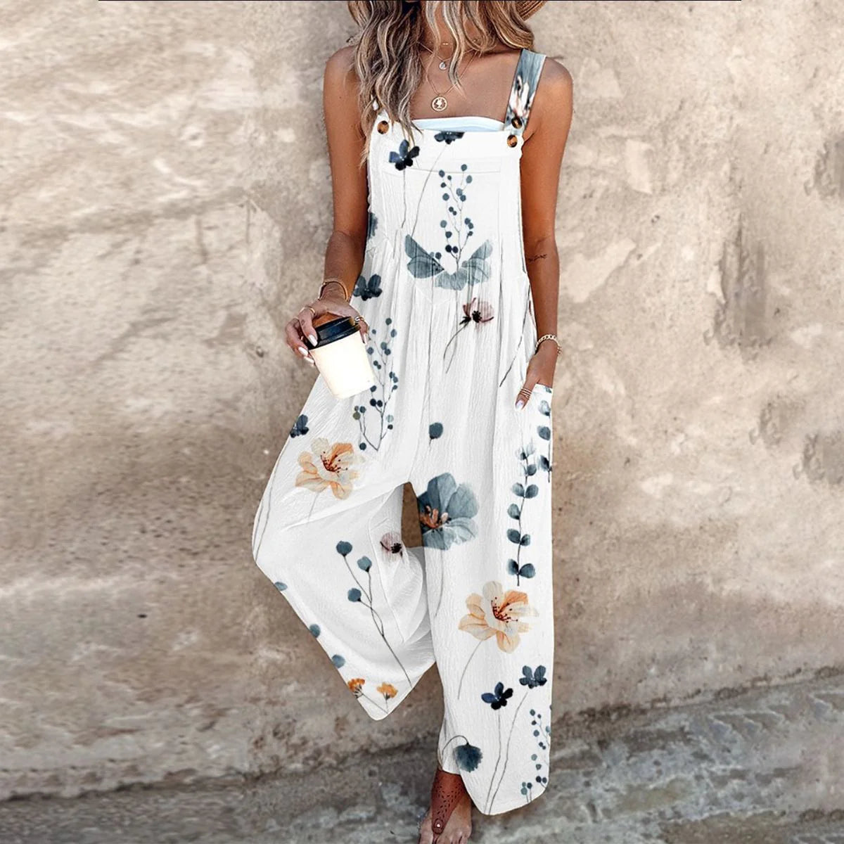 Mono Estampado de Flor Grande