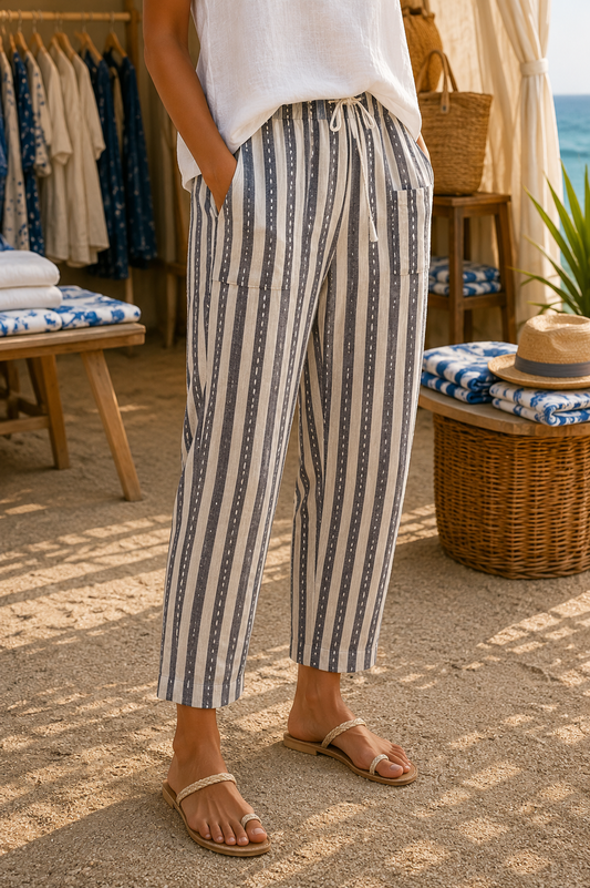 LOLA | Pantalón de Rayas Casual
