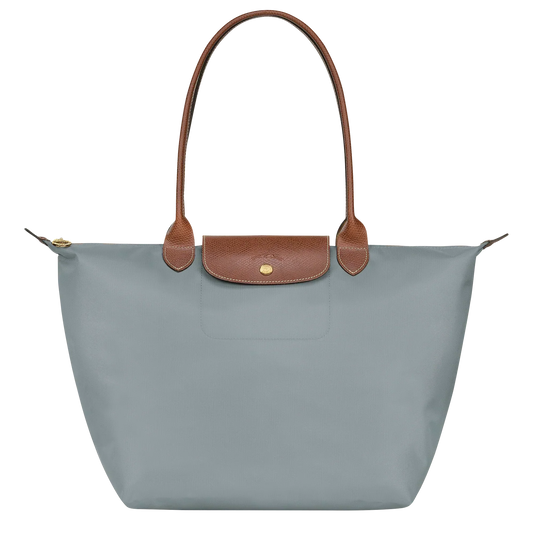 Bolso Tote Grande Gris Acero