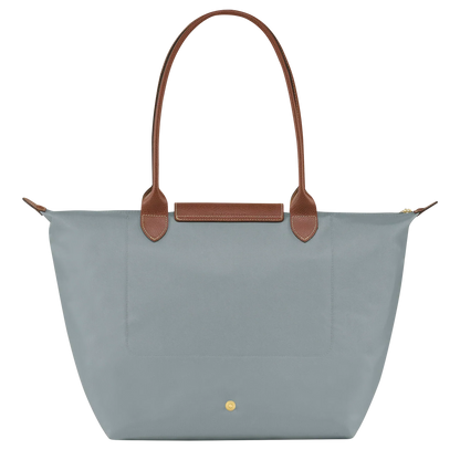 Bolso Tote Grande Gris Acero