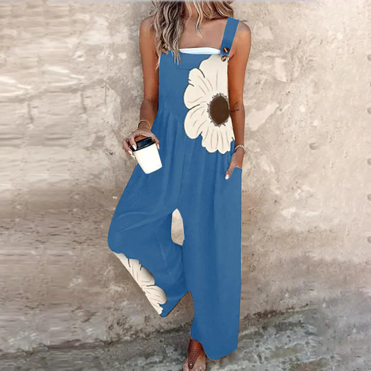 Mono Estampado de Flor Grande