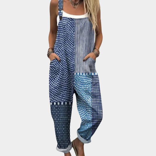 Mono Estampado Étnico Azul