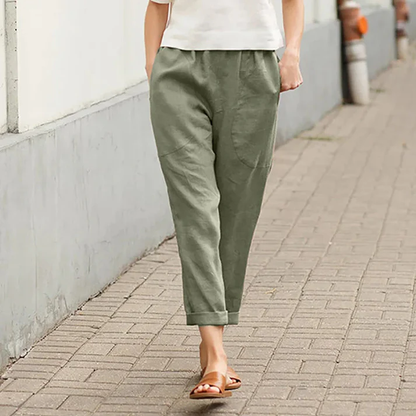 SARA | Pantalón Fluido con Bolsillos