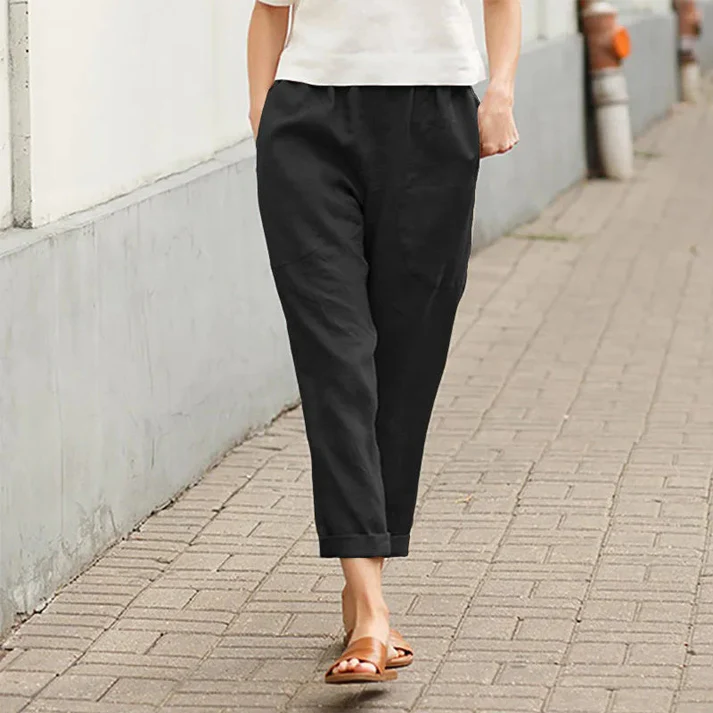 SARA | Pantalón Fluido con Bolsillos