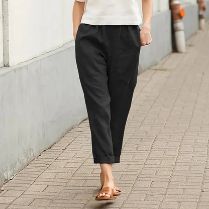 SARA | Pantalón Fluido con Bolsillos
