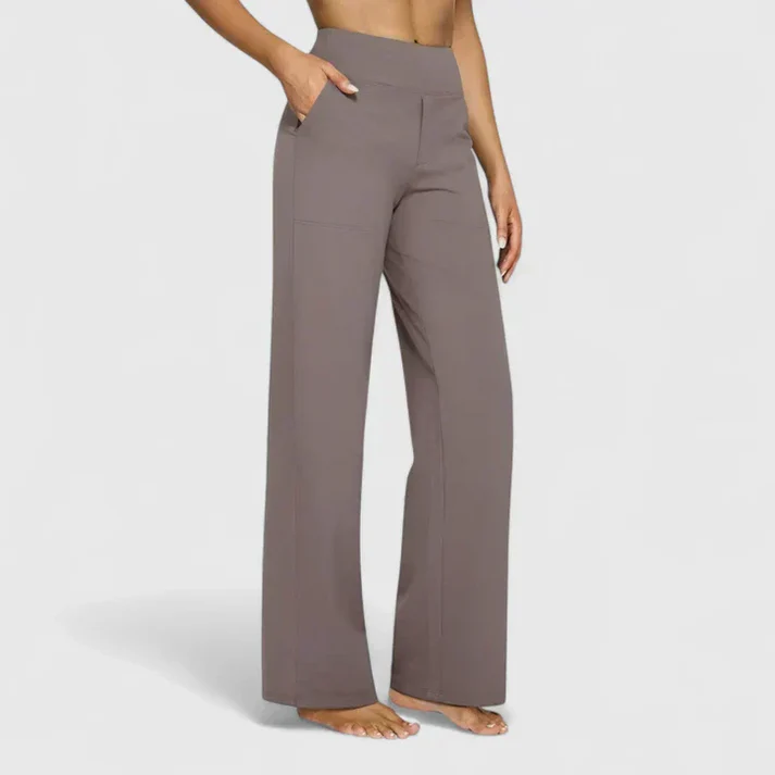 VICTORIA | Pantalón de Talle Alto y Pierna Recta