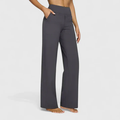 VICTORIA | Pantalón de Talle Alto y Pierna Recta