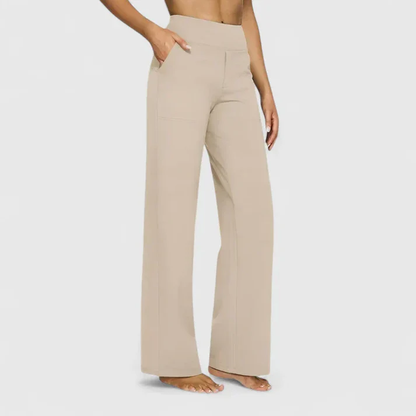 VICTORIA | Pantalón de Talle Alto y Pierna Recta