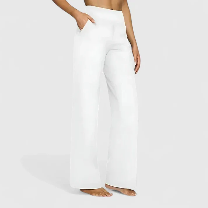 VICTORIA | Pantalón de Talle Alto y Pierna Recta