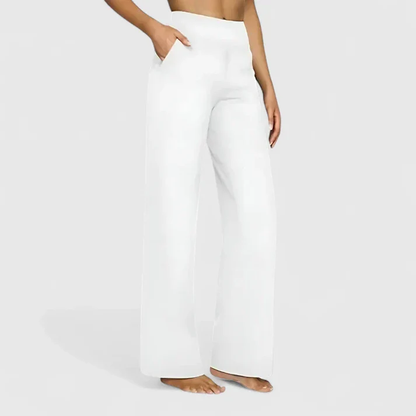 VICTORIA | Pantalón de Talle Alto y Pierna Recta