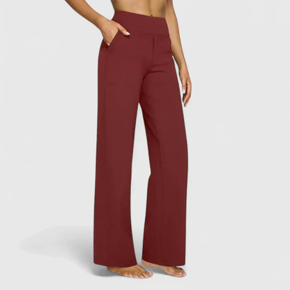 VICTORIA | Pantalón de Talle Alto y Pierna Recta