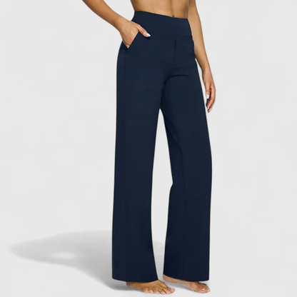 VICTORIA | Pantalón de Talle Alto y Pierna Recta