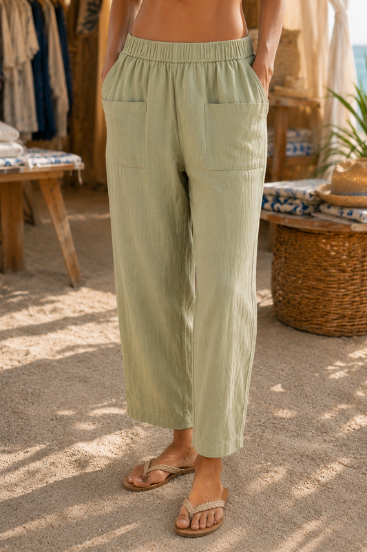 AMPARO | Pantalón Relajado con Bolsillos
